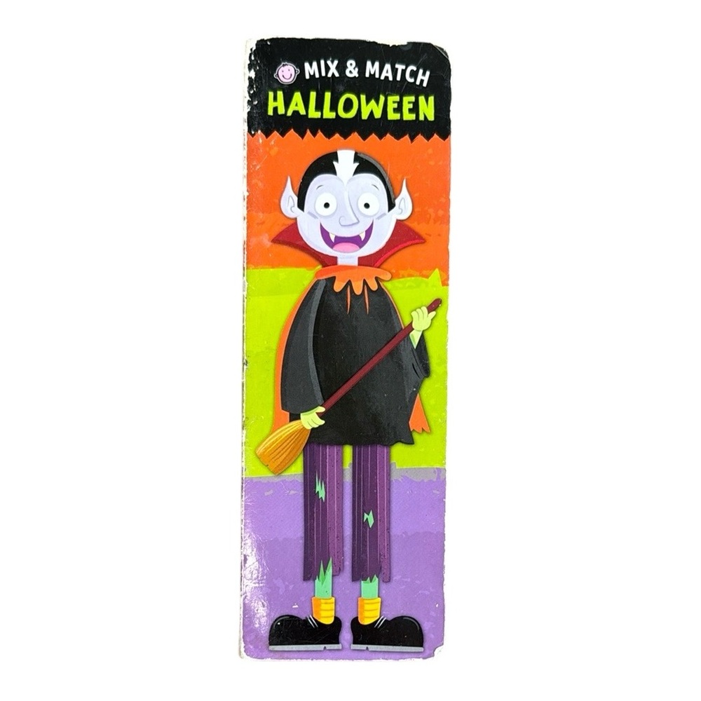 ☀️ Mix & Match Halloween Vampire Book for Kids